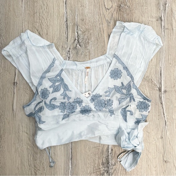 Free People Sahara Embroidered Crop Top - Picture 10 of 10